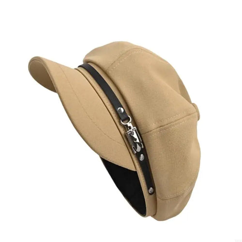 Béret Punk Harajuku à Breloques | Chapeau Peintre Femme Automne Hiver SUN N.