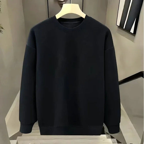 Sweatshirt Homme Col Rond Velours - Pull-over Épaissi Automne/Hiver 2025 SUN N.