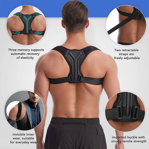 Correcteur de Posture Dorsal – Corset Réglable Clavicule & Colonne SUN N.