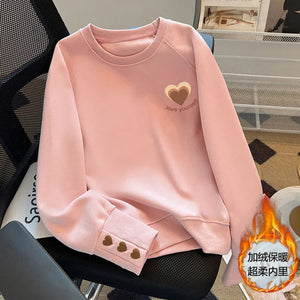 Sweatshirt Femme Ample 2025 - Pull-over Basique Décontracté Automne/Hiver SUN N.