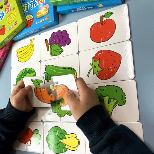 Cartes Montessori jouets éducatifs pour enfants apprentissage Puzzles éducatifs développer des jeux cognitifs pour bébés enfants bébé roman SUN N.