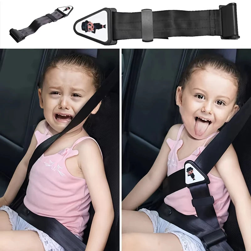 Ceinture de sécurité pour enfant en voiture, anti-mouvement, attache réglable, sûre et confortable, anti-étranglement du cou, limiteur de siège pratique SUN N.