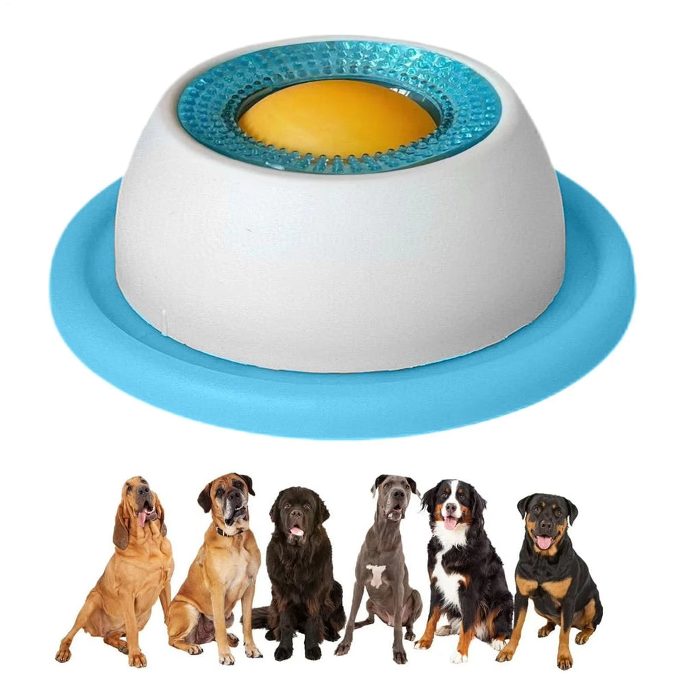 Jouet distributeur de nourriture pour chien - Gamelle anti-glouton puzzle interactif - Accessoire alimentation lente pour chiot et chat SUN N.