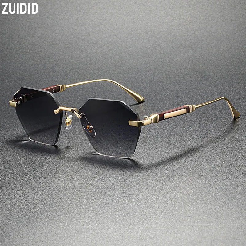 Lunettes de soleil sans monture 2026 pour femmes, tendance, luxe, mode, lunettes de soleil pour hommes, dropshipping, vintage, rétro, verres solaires pour femme SUN N.