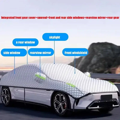 Housse de Voiture Extérieure Toutes Saisons – Anti-Neige, Anti-UV & Antigel SUN N.