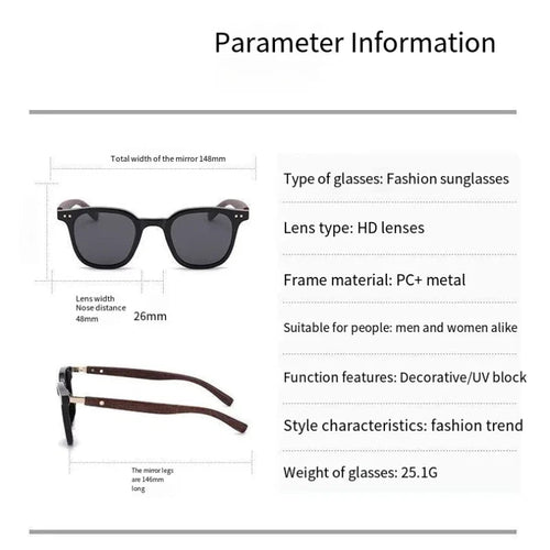 Lunettes de soleil effet bois SUN N.