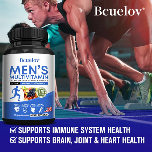 Multivitamines pour Hommes – 22 Vitamines & Minéraux Essentiels SUN N.