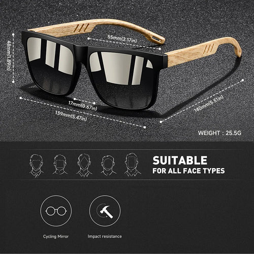 Lunettes de soleil carrées vintage tendance pour hommes et femmes, idéales pour la pêche et la conduite, de marque de luxe, de créateur SUN N.
