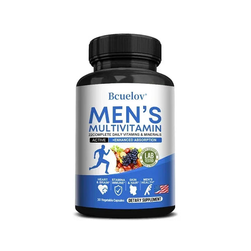 Multivitamines pour Hommes – 22 Vitamines & Minéraux Essentiels SUN N.
