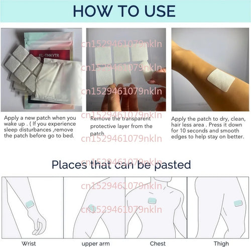 30 patchs patchs transdérmiques pour sauveur nerveux pour la neuropathie pour fortifir les nerfs dans les doigts, les mains, les orteils et les pieds SUN N.