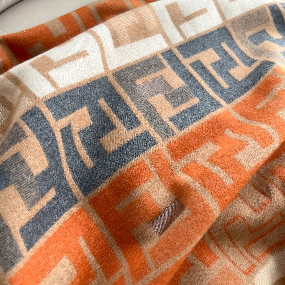 Foulard Pashmina de luxe femme 2025 - Châle imprimé double face - Écharpe chaude coupe-vent hiver - Couverture douce 185x65cm SUN N.