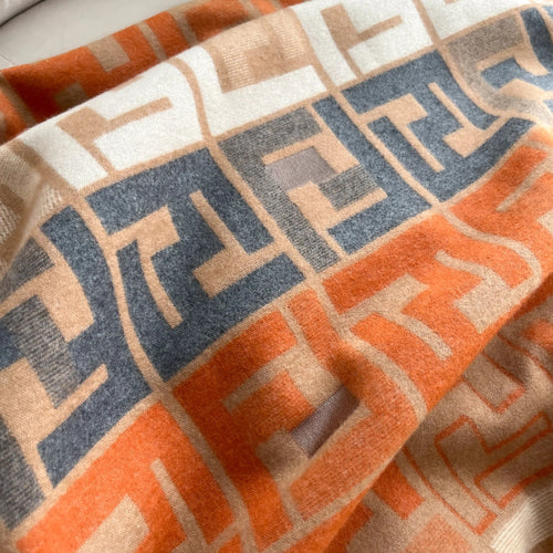 Foulard Pashmina de luxe femme 2025 - Châle imprimé double face - Écharpe chaude coupe-vent hiver - Couverture douce 185x65cm SUN N.
