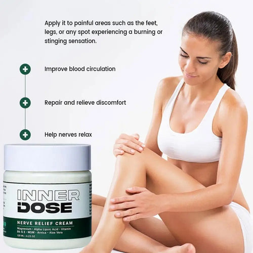 Crème Apaisante Nerveuse 120ml – Nourrissante en Profondeur, Restauration Nocturne du Sommeil, Soin Corporel Longue Durée pour les Genoux et le Soulagement des Nerfs SUN N.