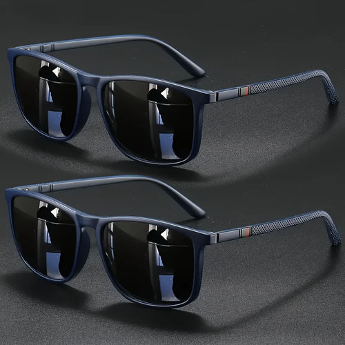 2/3 paires de lunettes de soleil de luxe carrées vintage pour hommes et femmes, idéales pour le cyclisme, la mode, les voyages, la conduite, la pêche, protection UV400 SUN N.