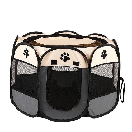 Tente pliable Portable pour animaux de compagnie, chenil, clôture octogonale, abri pour chiots, facile à utiliser, extérieur, opération facile, grandes Cages pour chiens, clôtures pour chats SUN N.