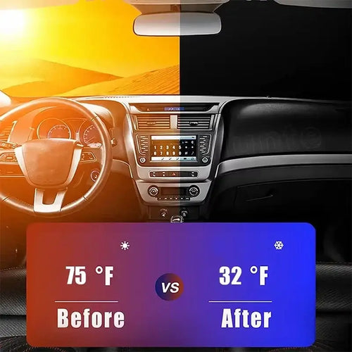 Pare Soleil Pliable Anti UV dimensions and compatibility for sedan, SUV, and MPV vehicles