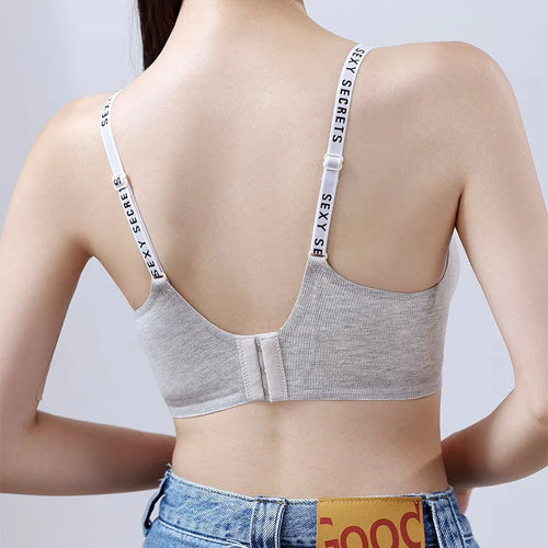 Soutien Gorge Push Up Sans Couture pour femme, sous-vêtement sexy, sans fil, creux, confortable, respirant, section fine SUN N.