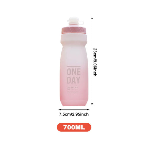 Insulated Bicycle Water Bottle 750ml Stainless Steel Leak Proof