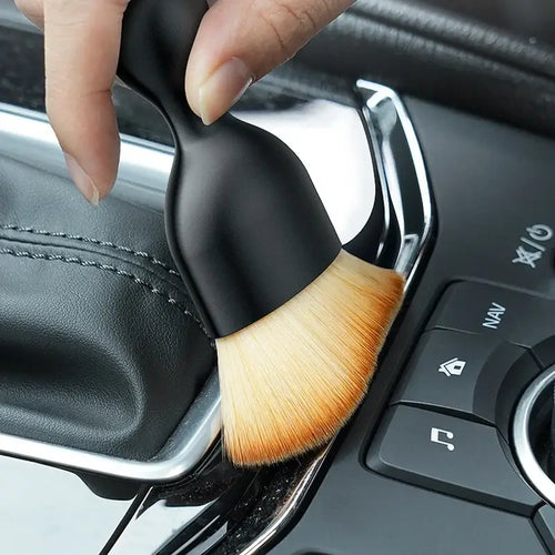 Brosse Détailing Grilles & Ventilation Voiture – Douce, Avec Boîtier, Dépoussiérage SUN N.