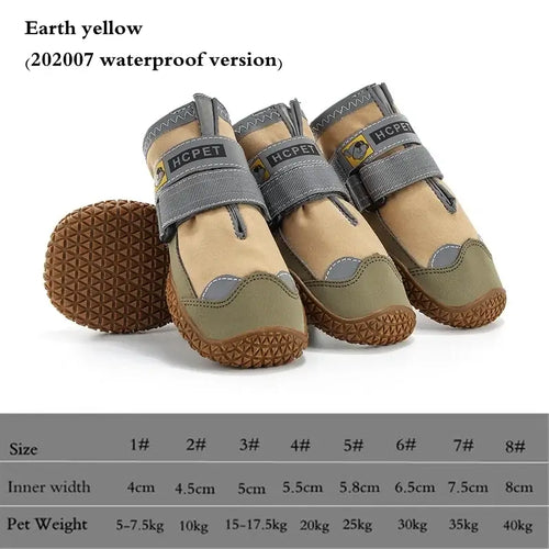 Chaussures d'extérieur pour chien – Imperméables, respirantes et résistantes à l'usure SUN N.