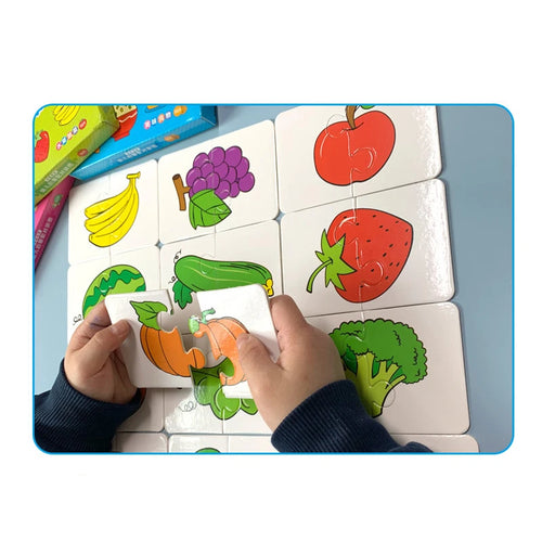 Cartes Montessori jouets éducatifs pour enfants apprentissage Puzzles éducatifs développer des jeux cognitifs pour bébés enfants bébé roman SUN N.