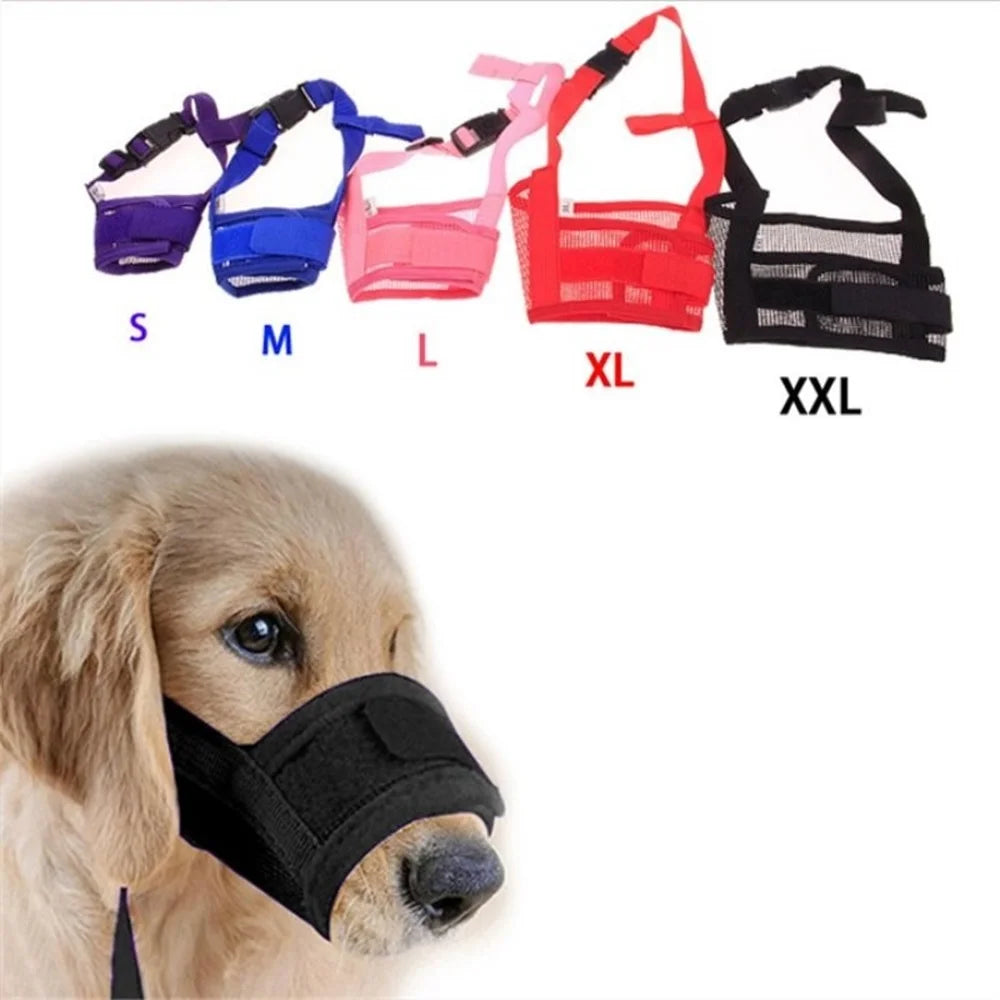 Muselière Respirante pour Chien – Anti-Aboiement, Réglable, Toutes Tailles SUN N.