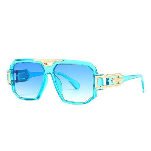 Lunettes de soleil rétro carrées à monture complète, grande monture surdimensionnée, Anti-UV, Uv400, rétro HD, accessoire de Costume SUN N.