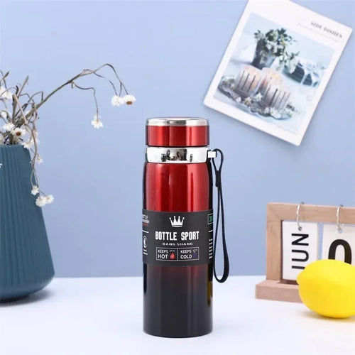 Bouteille Thermale 1L Acier Inoxydable - Isotherme Chaud/Froid Thermos