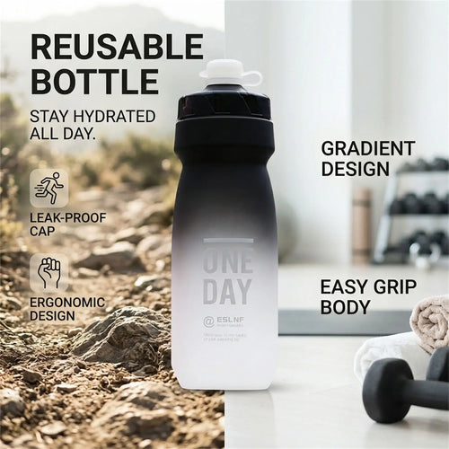 Insulated Bicycle Water Bottle 750ml Stainless Steel Leak Proof