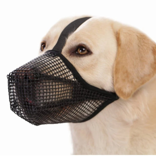 Muselière respirante en maille pour chiens, masque buccal réglable anti-aboiement et anti-morsure pour petits et moyens chiens, accessoires pour animaux de compagnie SUN N.