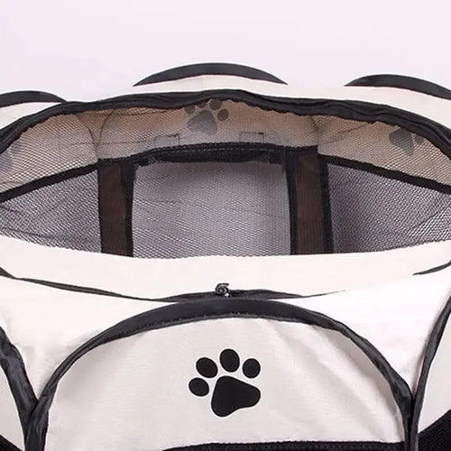 Tente pliable Portable pour animaux de compagnie, chenil, clôture octogonale, abri pour chiots, facile à utiliser, extérieur, opération facile, grandes Cages pour chiens, clôtures pour chats SUN N.