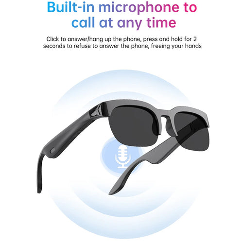 Nouvelles Lunettes Intelligentes 2026 : Traduction IA, Conversation Bluetooth, Enregistrement, Écoute Musicale – Lunettes de Soleil Connectées pour Hommes et Femmes SUN N.