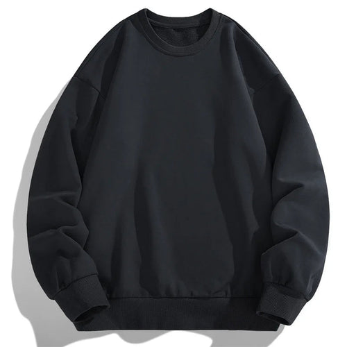 Sweat-shirt Homme Col Rond Manches Longues - Hoodie Uni Printemps/Automne 2025 SUN N.