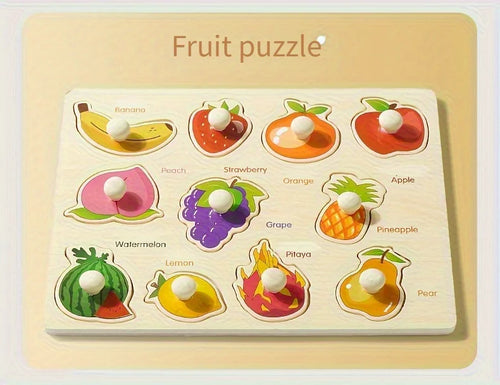 Puzzle Montessori Éducatif – Planche de Géométrie & Correspondance de Formes SUN N.