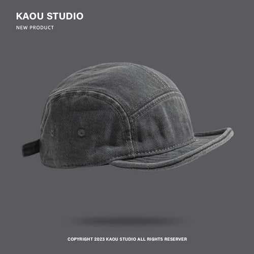 Casquette Bord Souple Rétro Homme – 5 Panneaux Délavée Streetwear SUN N.