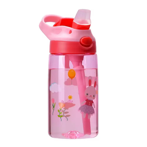 Kids Insulated Water Bottle with Straw 500ml BPA Free Stainless Steel