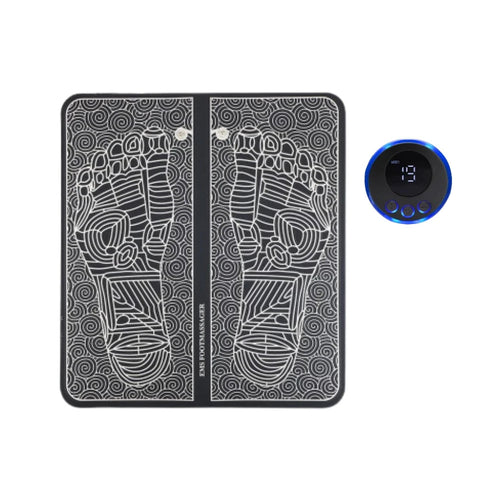Tapis de massage des pieds EMS - Stimulation musculaire électrique - Soulagement douleur et amélioration circulation sanguine - Massage points d'acupuncture SUN N.