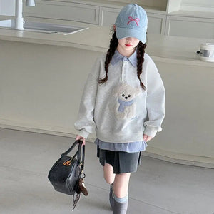 Sweatshirt Filles Hoodie Polo SUN N.