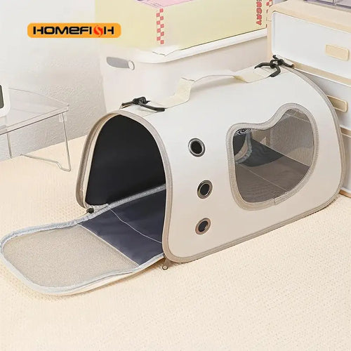 Sac de transport Portable pour animaux de compagnie, pour petits chiens et chats, sac pliable d'extérieur, sac à bandoulière respirant pour chat, sac de transport pour chaton SUN N.