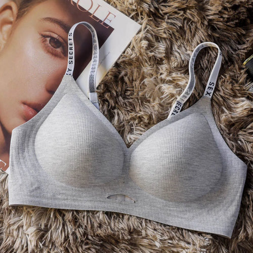 Soutien Gorge Push Up Sans Couture pour femme, sous-vêtement sexy, sans fil, creux, confortable, respirant, section fine SUN N.