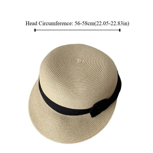 Casquette en paille tissée SUN N.