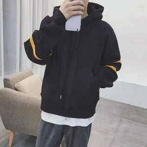 Sweatshirt Homme Ample Coton - Hoodie Chaud Hiver Style Designer SUN N.