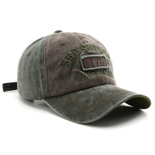 Casquette de baseball rétro streetwear délavée et vieillie unisexe, brodée, ajustable, en coton, pour le quotidien, la randonnée et les voyages SUN N.