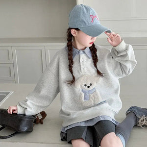 Sweatshirt Filles Hoodie Polo SUN N.
