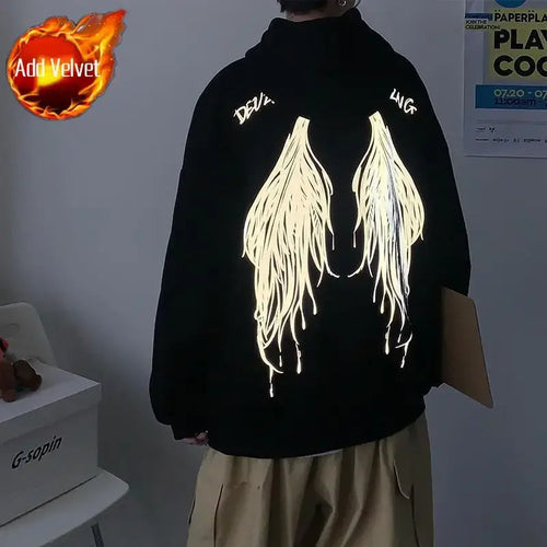Sweat-shirt Homme à Capuche Streetwear - Graphique Élégant Automne SUN N.