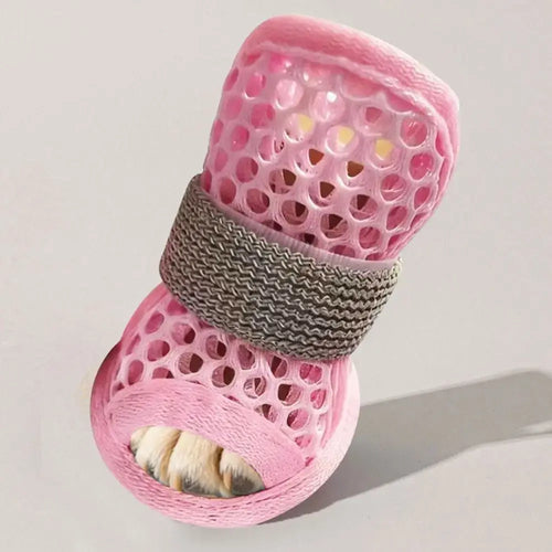 Chaussures en maille pour chien – 4 pièces antidérapantes et respirantes SUN N.