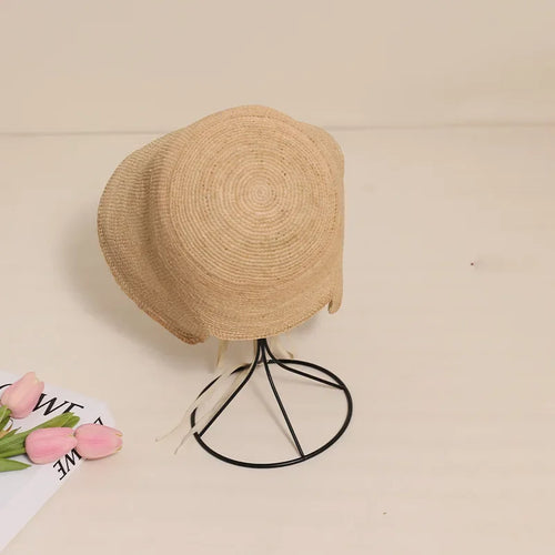Chapeau de Paille Raphia Lolita – Pare-Soleil, élégant et léger, parfait pour le soleil.