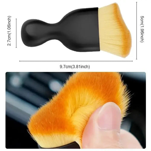 Brosse Détailing Grilles & Ventilation Voiture – Douce, Avec Boîtier, Dépoussiérage SUN N.