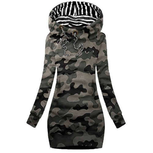 Robe à Capuche Slim – Couleur Unie, Manches Longues & Cordon de Serrage SUN N.