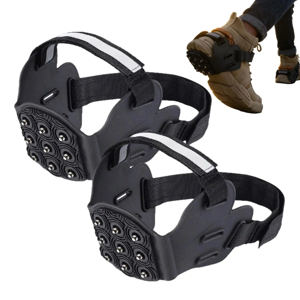 Crampons antidérapants pour bottes, crampons pour la neige et la glace, crampons de traction pour la marche, la randonnée, l'escalade en montagne, en hiver, en plein air SUN N.